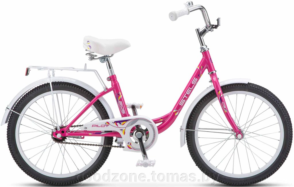 Детский велосипед Stels Pilot 205 C 20 Z010 2023 (фуксия) от компании Интернет-магазин «Goodzone. by» - фото 1