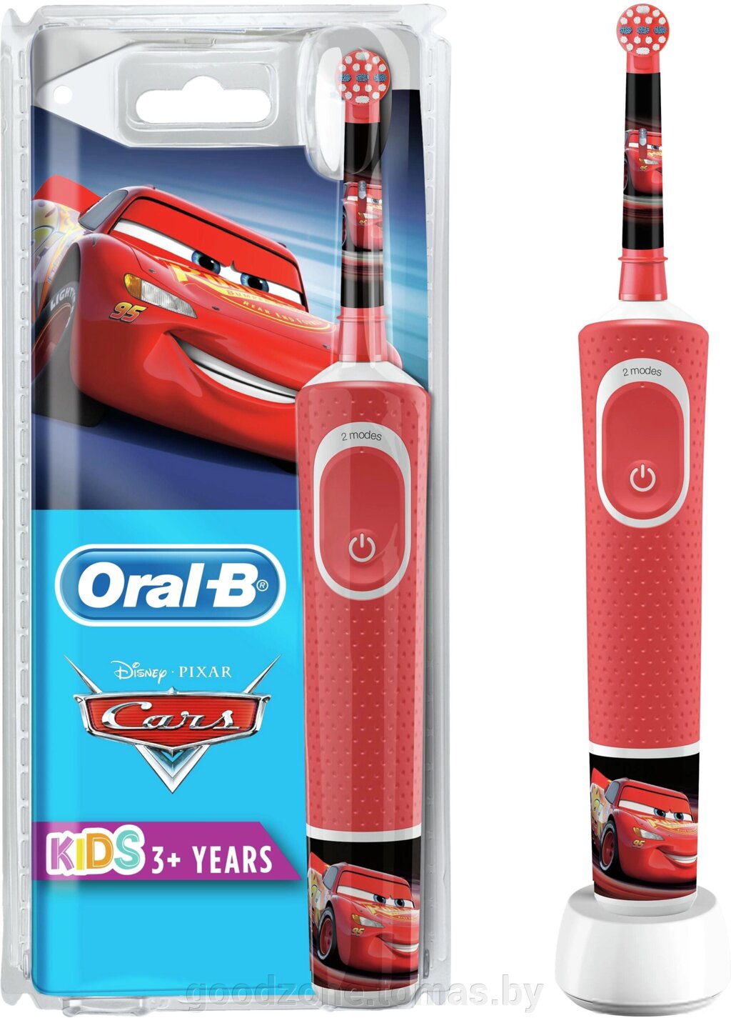 Электрическая зубная щетка Oral-B Kids Cars D100.413.2K от компании Интернет-магазин «Goodzone. by» - фото 1