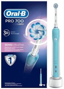 Электрическая зубная щетка Oral-B Pro 700 Sensi UltraThin