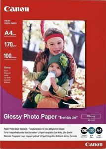 Фотобумага Canon Glossy Photo Paper PP-501 А4 170г/м2 100 л 0775B001