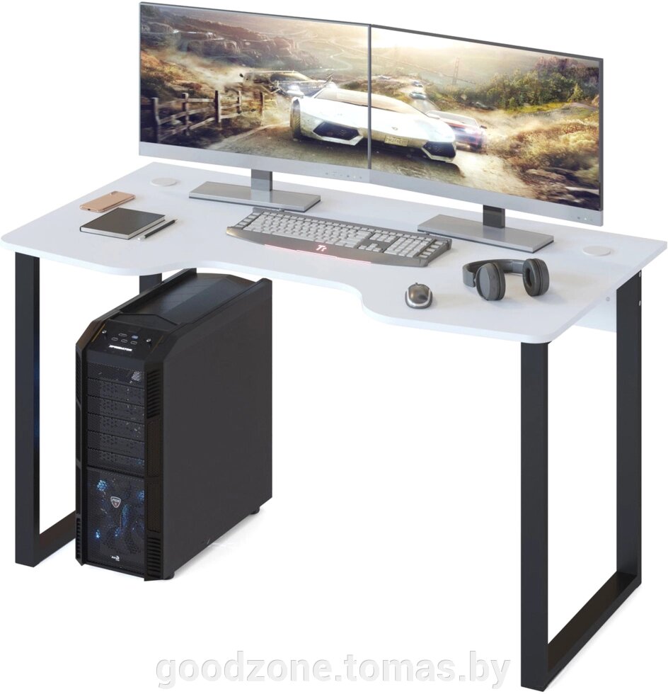 Геймерский стол Сокол КСТ-19 (белый) от компании Интернет-магазин «Goodzone. by» - фото 1