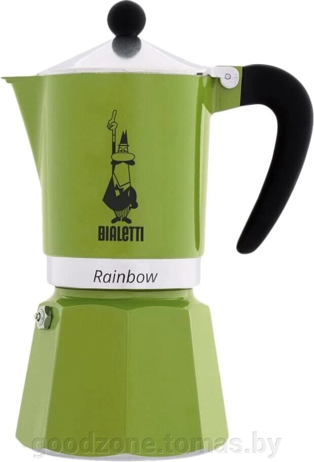 Гейзерная кофеварка Bialetti Rainbow (6 порций, зеленый) от компании Интернет-магазин «Goodzone. by» - фото 1