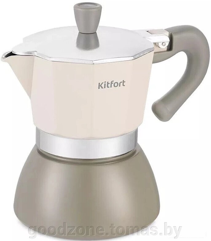 Гейзерная кофеварка Kitfort KT-7150 от компании Интернет-магазин «Goodzone. by» - фото 1