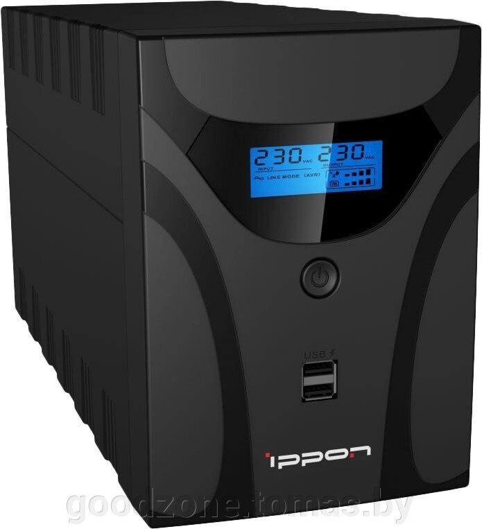 Источник бесперебойного питания IPPON Smart Power Pro II 1200 от компании Интернет-магазин «Goodzone. by» - фото 1