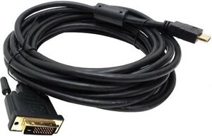 Кабель buro HDMI-19M-DVI-D-10m