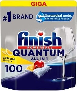 Капсулы для посудомоечной машины Finish Quantum Lemon (100 шт)