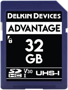 Карта памяти Delkin Devices SDHC Advantage UHS-I 32GB