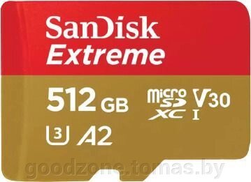 Карта памяти SanDisk Extreme SDSQXAV-512G-GN6MA microSDXC 512GB от компании Интернет-магазин «Goodzone. by» - фото 1