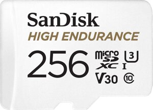 Карта памяти sandisk high endurance microsdxc sdsqqnr-256G-GN6ia 256GB