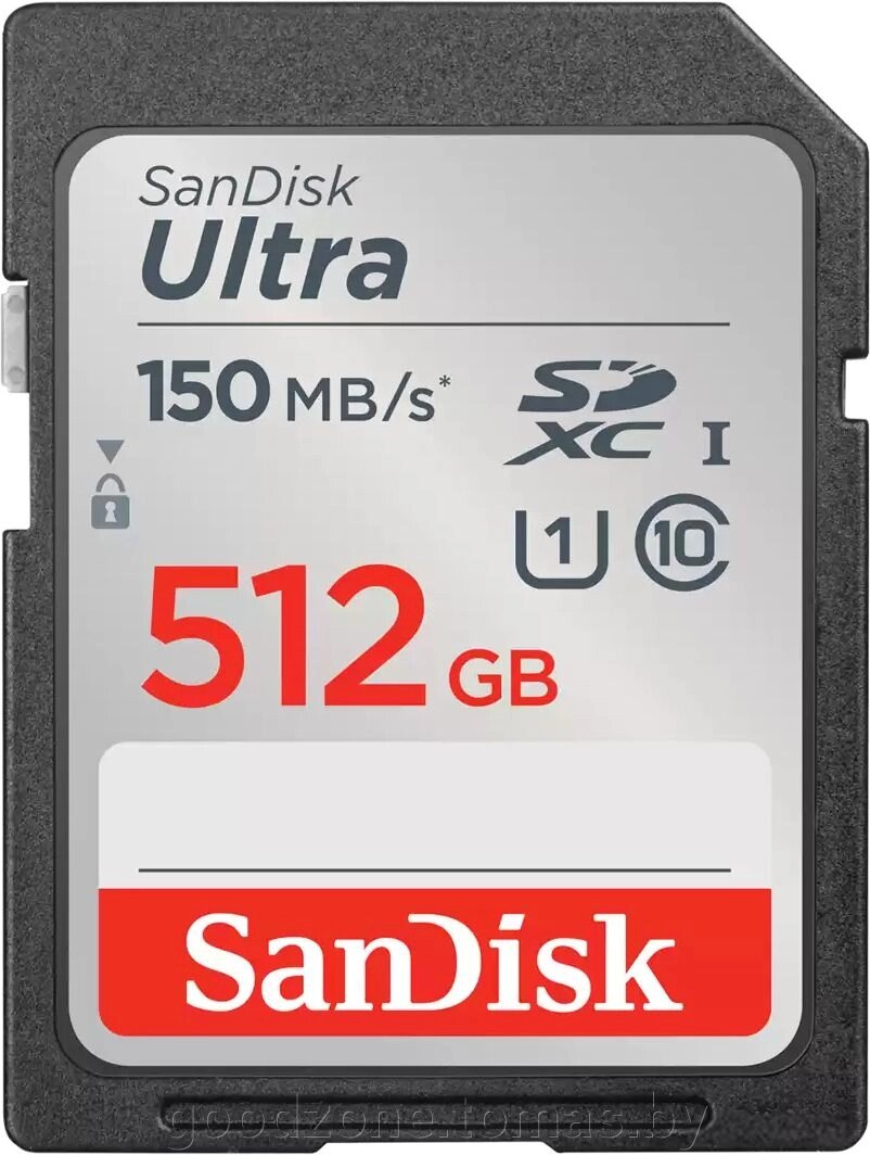 Карта памяти SanDisk Ultra SDXC SDSDUNC-512G-GN6IN 512GB от компании Интернет-магазин «Goodzone. by» - фото 1