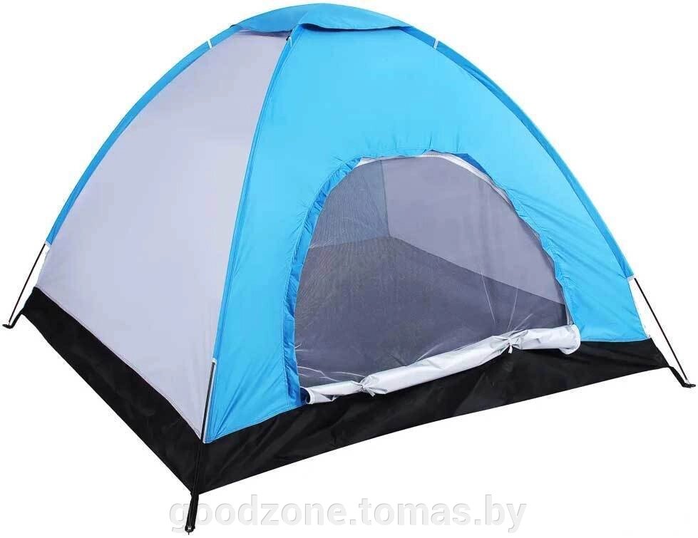 Кемпинговая палатка Руссо Туристо 122-050 (серый/голубой) от компании Интернет-магазин «Goodzone. by» - фото 1