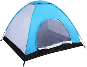 Кемпинговая палатка Руссо Туристо 122-050 (серый/голубой)