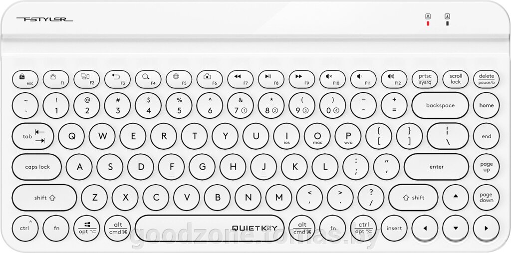 Клавиатура A4Tech Fstyler FBK30 (белый) от компании Интернет-магазин «Goodzone. by» - фото 1