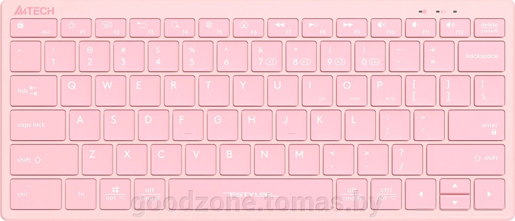 Клавиатура A4Tech Fstyler FBX51C (розовый) от компании Интернет-магазин «Goodzone. by» - фото 1