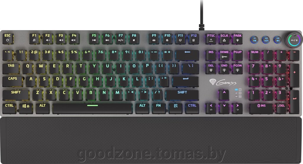Клавиатура Genesis Thor 401 RGB (нет кириллицы) от компании Интернет-магазин «Goodzone. by» - фото 1