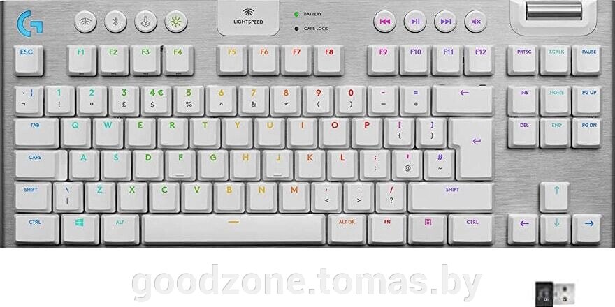 Клавиатура Logitech G915 TKL Lightspeed GL Tactile 920-010117 (серебристый) от компании Интернет-магазин «Goodzone. by» - фото 1