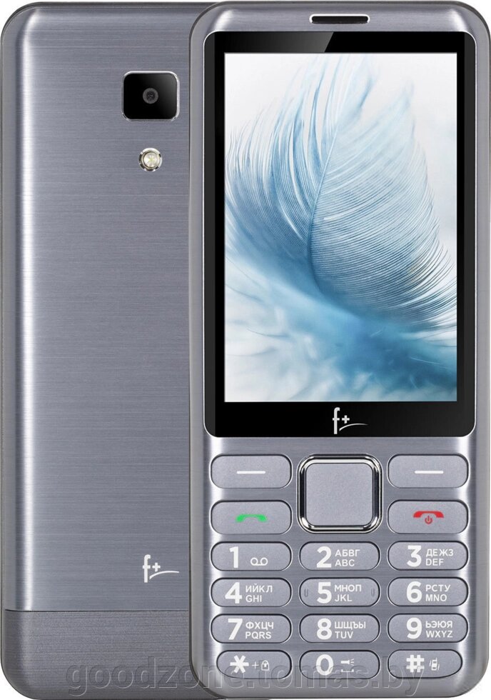 Кнопочный телефон F+ S350 (светло-серый) от компании Интернет-магазин «Goodzone. by» - фото 1