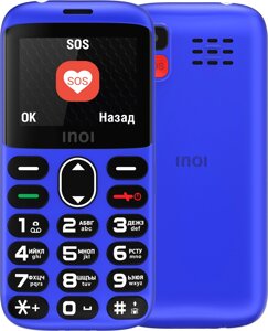 Кнопочный телефон Inoi 118B (синий)