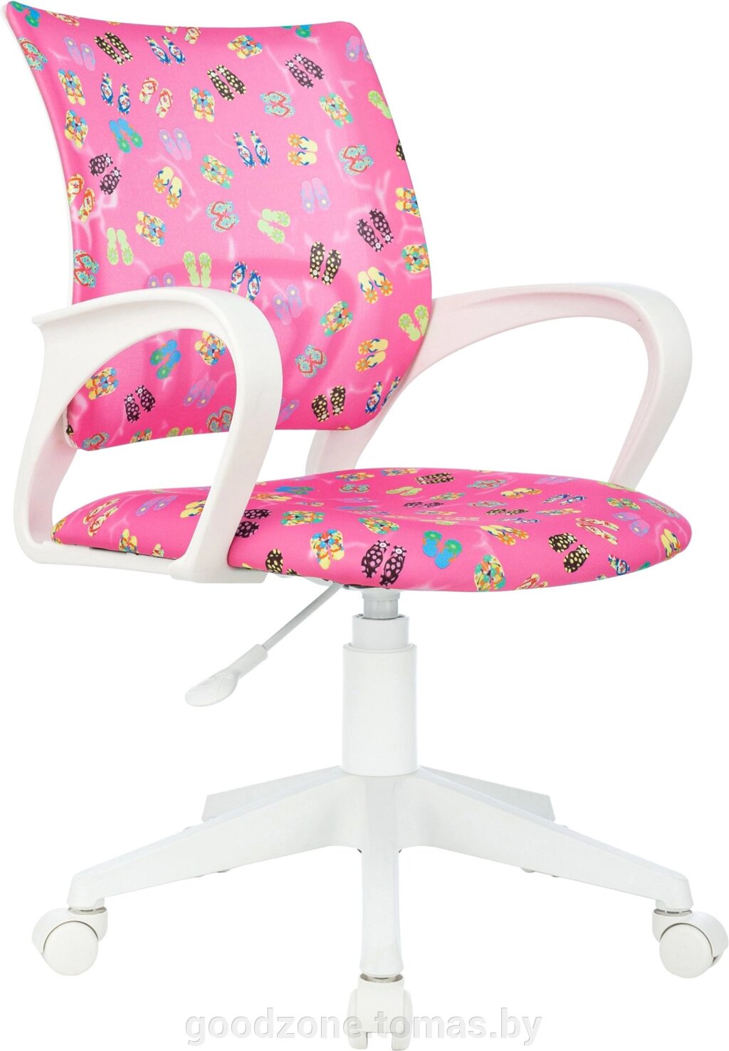 Компьютерное кресло Бюрократ Burokids 1W 1920845 (розовый сланцы/пластик белый) от компании Интернет-магазин «Goodzone. by» - фото 1