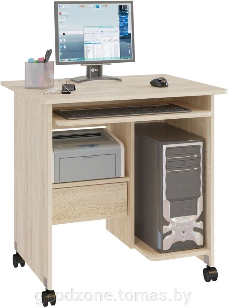 Компьютерный стол Сокол КСТ-10.1 (дуб сонома) от компании Интернет-магазин «Goodzone. by» - фото 1