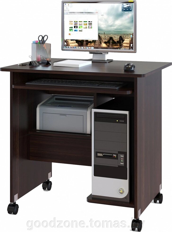 Компьютерный стол Сокол КСТ-10.1 (венге) от компании Интернет-магазин «Goodzone. by» - фото 1