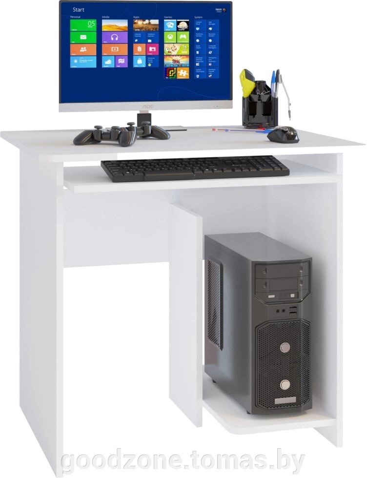 Компьютерный стол Сокол КСТ-21.1 (белый) от компании Интернет-магазин «Goodzone. by» - фото 1