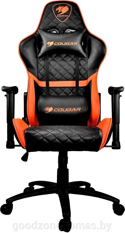 Кресло Cougar Armor One (черный/оранжевый) от компании Интернет-магазин «Goodzone. by» - фото 1