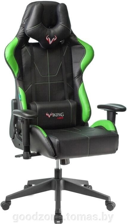 Кресло Zombie Viking 5 Aero (черный/зеленый) от компании Интернет-магазин «Goodzone. by» - фото 1