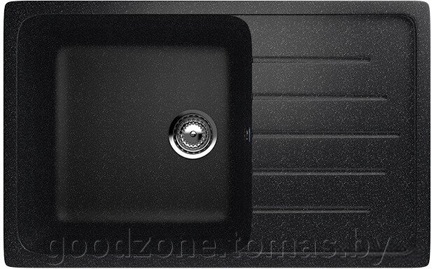 Кухонная мойка Ulgran U-400 (черный) от компании Интернет-магазин «Goodzone. by» - фото 1