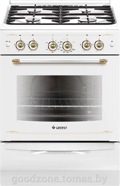 Кухонная плита GEFEST 6100-02 0181 (чугунные решетки) от компании Интернет-магазин «Goodzone. by» - фото 1