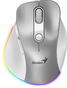 Мышь Genius Ergo 9000S Pro (серебристый)