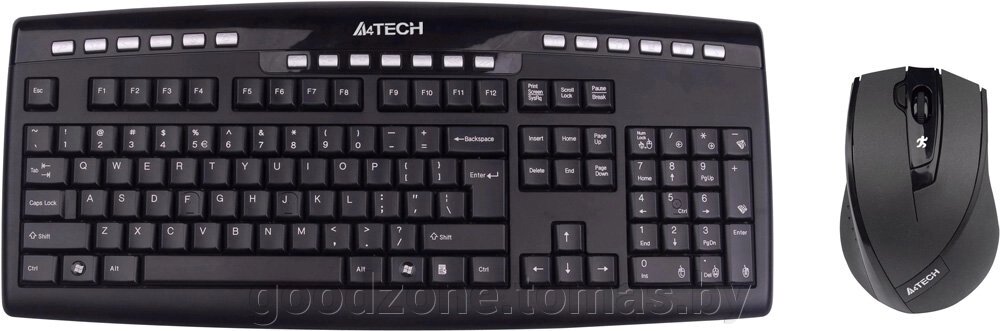 Мышь + клавиатура A4Tech 9200F от компании Интернет-магазин «Goodzone. by» - фото 1