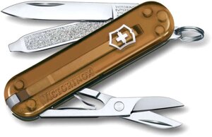 Нож-брелок Victorinox Classic Chocolate Fugde 0.6223. T55G (коричневый)