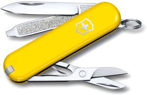 Нож-брелок Victorinox Classic Sunny Side 0.6223.8G (желтый)