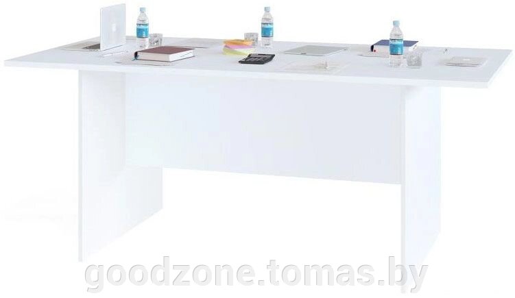 Офисный стол для переговоров Сокол СПР-05 (белый) от компании Интернет-магазин «Goodzone. by» - фото 1