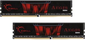 Оперативная память G. skill aegis 2x8GB DDR4 PC4-24000 F4-3000C16D-16GISB