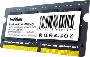 Оперативная память indilinx 16гб DDR4 sodimm 2666 мгц IND-ID4n26SP16X