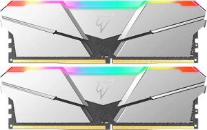 Оперативная память netac shadow RGB 2x8гб DDR4 3600 мгц NTSRD4p36DP-16SC