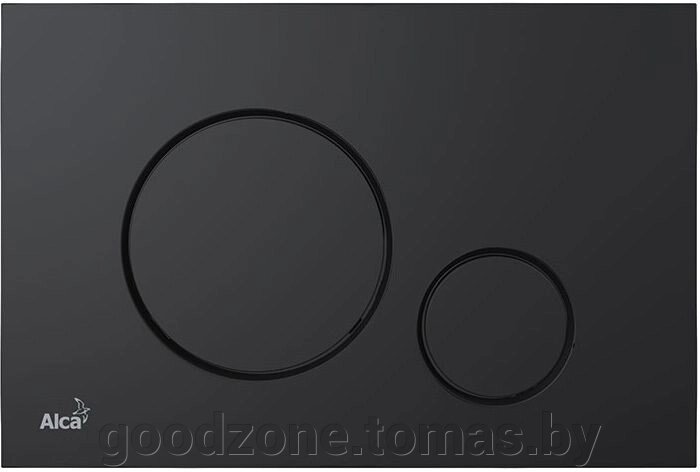 Панель смыва Alcaplast M678 (черный матовый) от компании Интернет-магазин «Goodzone. by» - фото 1