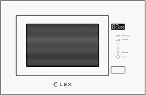 Печь свч микроволновая LEX BIMO 20.01 WH