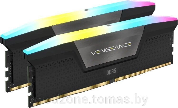 Оперативная память Corsair Vengeance RGB 2x32ГБ DDR5 6000 МГц CMH64GX5M2B6000C38 - розница