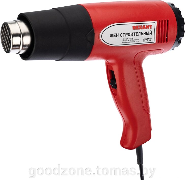 Промышленный фен Rexant Standard 12-0054 (красный) от компании Интернет-магазин «Goodzone. by» - фото 1