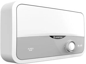 Проточный электрический водонагреватель кран+душ Ariston Aures S 3.5 COM PL
