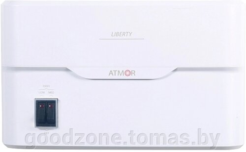 Проточный электрический водонагреватель кран+душ Atmor Liberty 5 кВт Combi