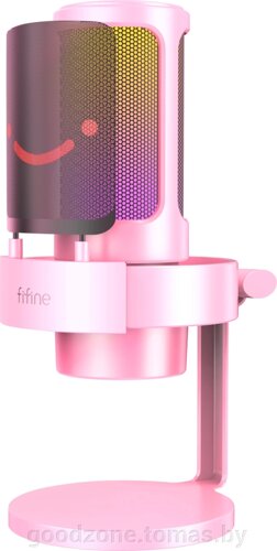 Проводной микрофон FIFINE A8 (розовый)