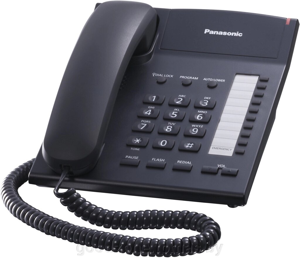 Проводной телефон Panasonic KX-TS2382RUB (черный) от компании Интернет-магазин «Goodzone. by» - фото 1
