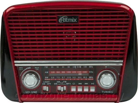 Радиоприемник Ritmix RPR-050 (красный) от компании Интернет-магазин «Goodzone. by» - фото 1