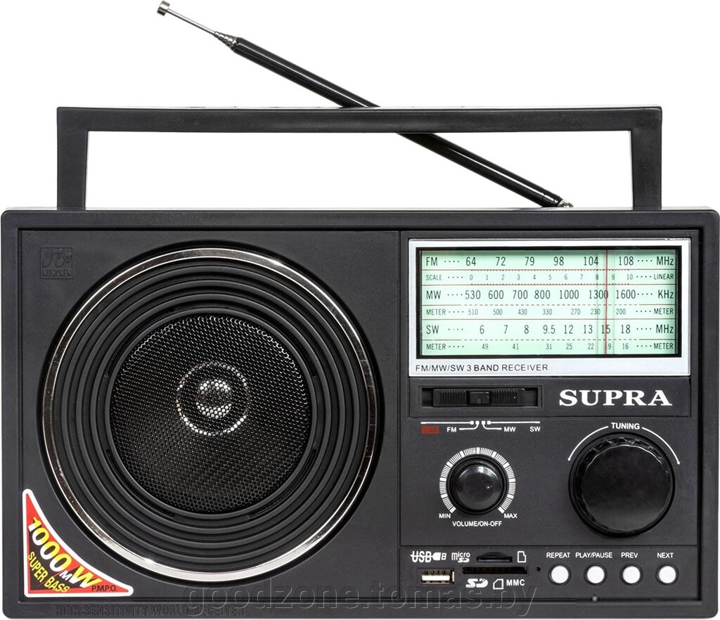 Радиоприемник Supra ST-25U от компании Интернет-магазин «Goodzone. by» - фото 1