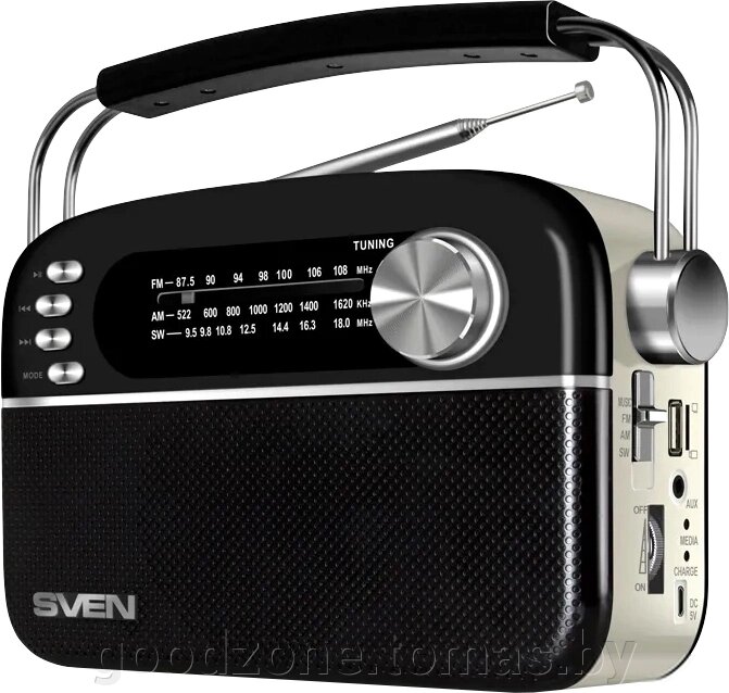 Радиоприемник SVEN SRP-505 (черный) от компании Интернет-магазин «Goodzone. by» - фото 1