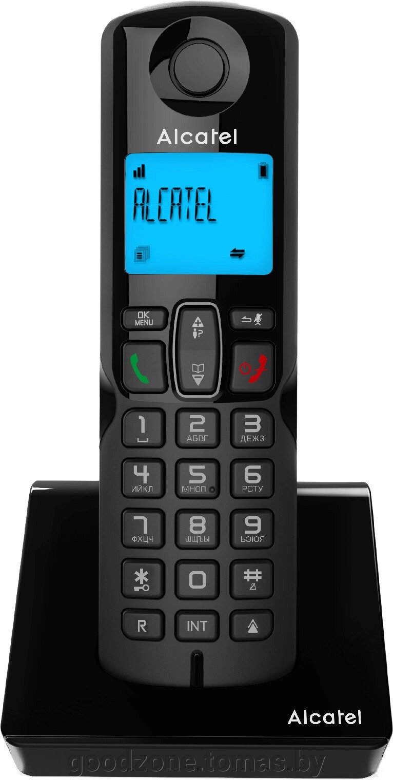 Радиотелефон Alcatel S230 (черный) от компании Интернет-магазин «Goodzone. by» - фото 1